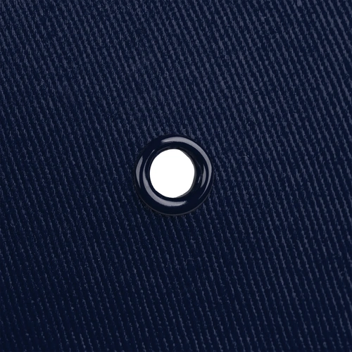 Бейсболка Canopy, темно-синяя с белым кантом Бейсболка Canopy, темно-синяя с белым кантом