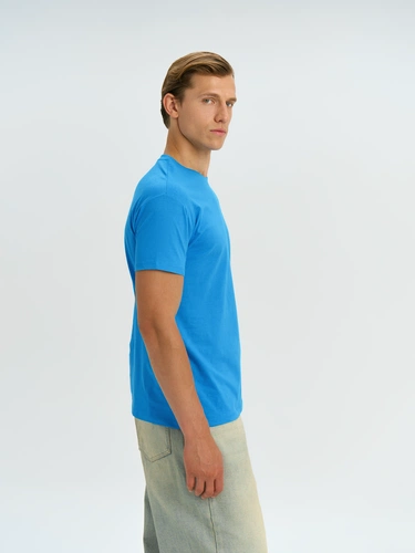 Футболка унисекс Regent 150, ярко-бирюзовая Футболка унисекс Regent 150, ярко-бирюзовая