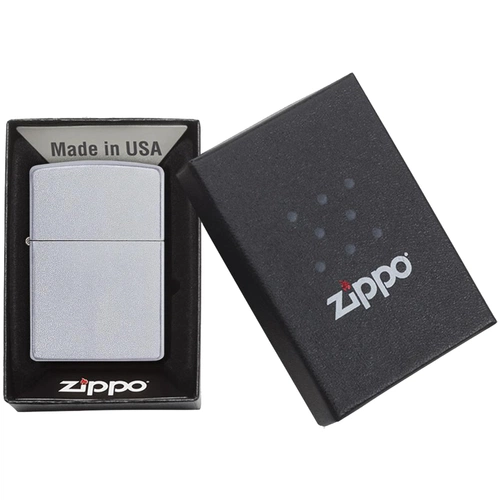 Зажигалка Zippo Classic Satin, серебристая Зажигалка Zippo Classic Satin, серебристая