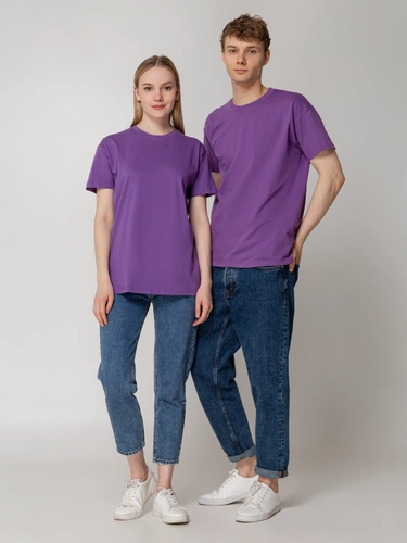 Футболка унисекс Regent 150, фиолетовая Футболка унисекс Regent 150, фиолетовая