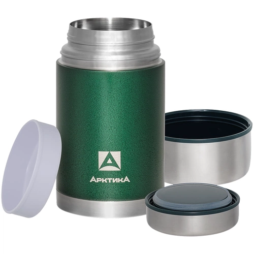 Термос для еды в чехле «Арктика 1000», зеленый Термос для еды в чехле «Арктика 1000», зеленый