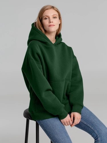 Худи Kulonga Oversize, темно-зеленое Худи Kulonga Oversize, темно-зеленое