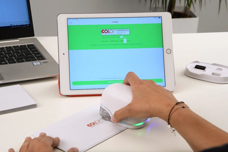 Мобильный принтер Colop E-mark, белый Мобильный принтер Colop E-mark, белый