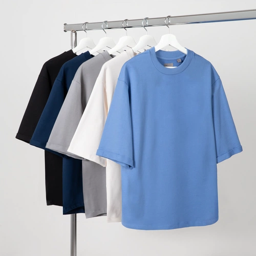 Футболка оверсайз унисекс Kosmos 2.0, темно-синяя Футболка оверсайз унисекс Kosmos 2.0, темно-синяя