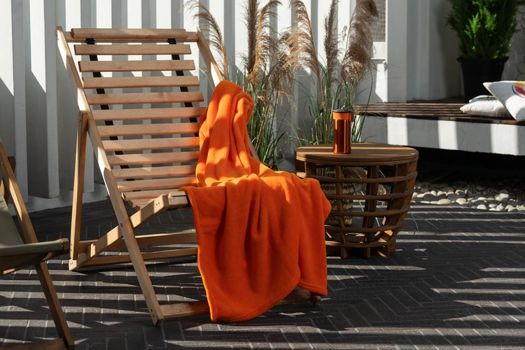 Плед Plush, оранжевый Плед Plush, оранжевый