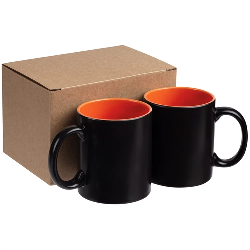 Коробка Couple Cup под 2 кружки, большая, крафт Коробка Couple Cup под 2 кружки, большая, крафт