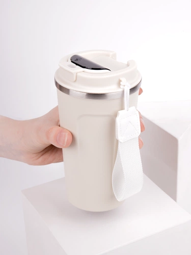 Смарт-стакан с заменяемой батареей tellMug, ver.2, молочно-белый Смарт-стакан с заменяемой батареей tellMug, ver.2, молочно-белый