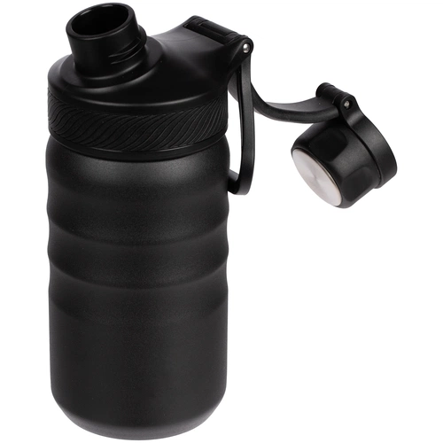 Термобутылка Fujisan 2.0 без логотипа, черная Термобутылка Fujisan 2.0 без логотипа, черная