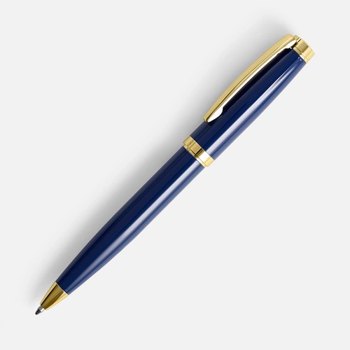 Ручка шариковая Letra Gold, глянцевая, темно-синяя Ручка шариковая Letra Gold, глянцевая, темно-синяя