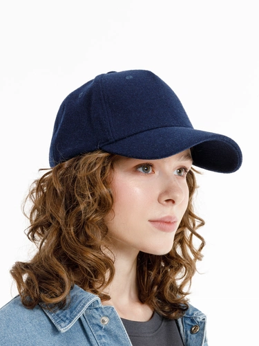 Бейсболка Woolridge, темно-синяя Бейсболка Woolridge, темно-синяя