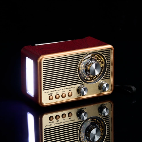 Bluetooth-колонка с радио Listenberg, коричневая Bluetooth-колонка с радио Listenberg, коричневая