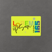 Наклейка тканевая Lunga, L