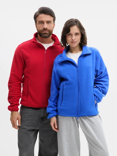 Куртка флисовая унисекс Ben Mac, синяя Куртка флисовая унисекс Ben Mac, синяя