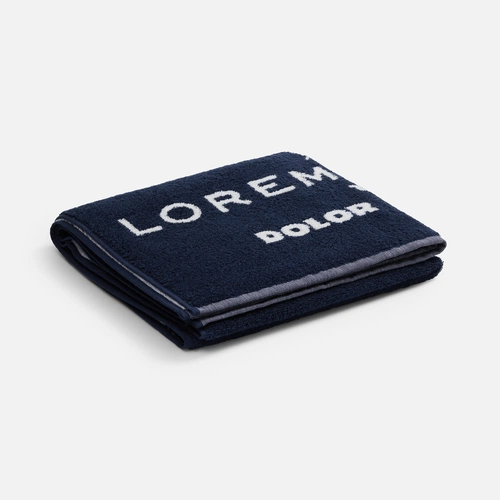 Полотенце на заказ Surpass с пестротканым логотипом, большое Полотенце на заказ Surpass с пестротканым логотипом, большое