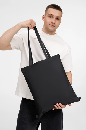 Шопер B3, черный с черными ручками Шопер B3, черный с черными ручками