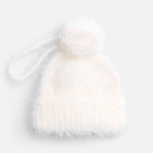 Подвеска на елку «Вьюжка», шапочка, белая Подвеска на елку «Вьюжка», шапочка, белая