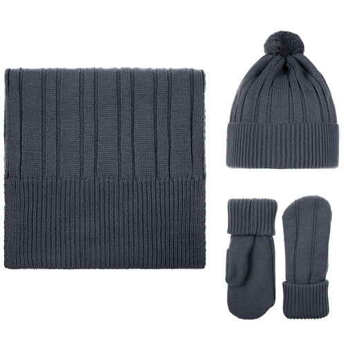 Шапка Knit Beat, серая (графит) Шапка Knit Beat, серая (графит)