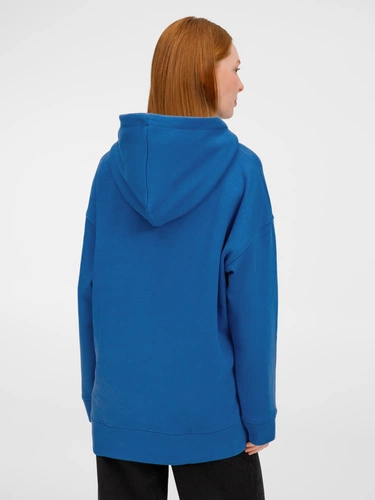 Худи оверсайз унисекс Tolla, синее (джинс) Худи оверсайз унисекс Tolla, синее (джинс)