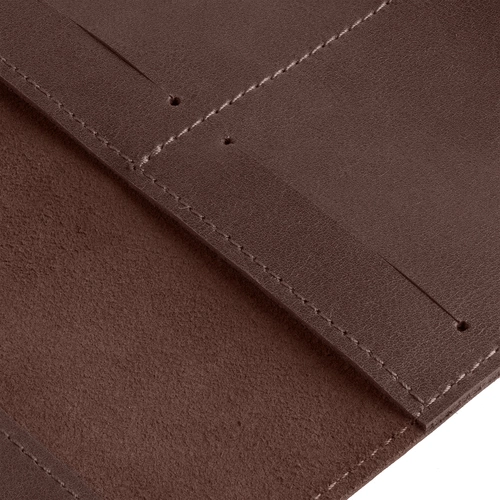 Обложка для паспорта Apache, ver.2, темно-коричневая Обложка для паспорта Apache, ver.2, темно-коричневая