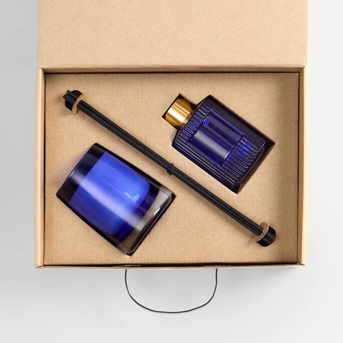 Набор Fragnola, пряная древесина и кардамон, темно-синий Набор Fragnola, пряная древесина и кардамон, темно-синий