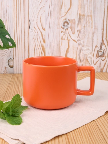 Чашка Jumbo в коробке матовая, оранжевая Чашка Jumbo в коробке матовая, оранжевая