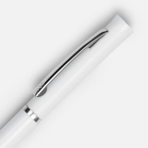 Ручка шариковая Euro Chrome, белая Ручка шариковая Euro Chrome, белая