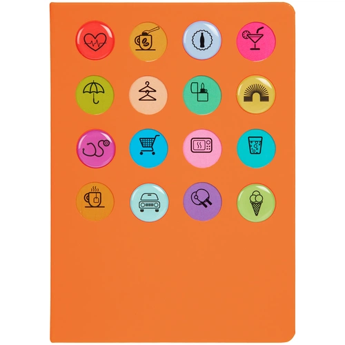 Ежедневник «История изобретений», недатированный, оранжевый Ежедневник «История изобретений», недатированный, оранжевый