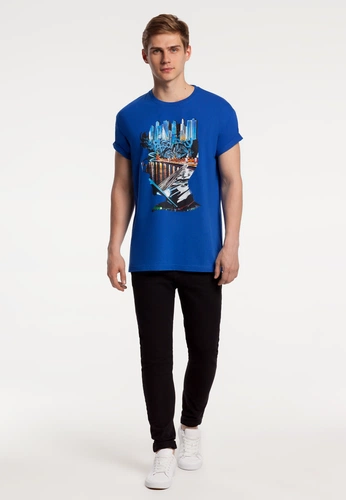 Футболка Moscow Boy, ярко-синяя Футболка Moscow Boy, ярко-синяя