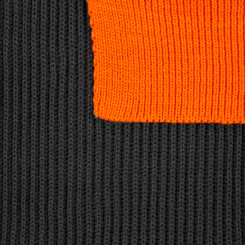 Шарф Snappy, темно-серый с оранжевым Шарф Snappy, темно-серый с оранжевым