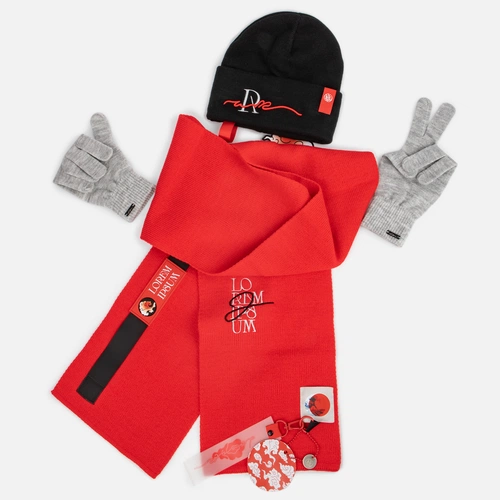 Сет Urban Flow, черно-красный с нанесением и кастомизацией Сет Urban Flow, черно-красный с нанесением и кастомизацией