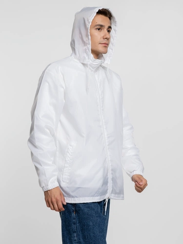 Ветровка унисекс Shift, белая Ветровка унисекс Shift, белая