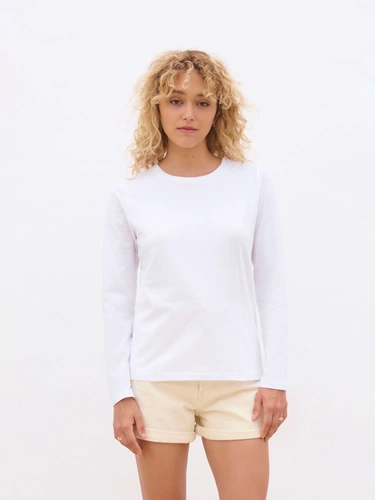 Футболка с длинным рукавом женская Monarch Women, оранжевая Футболка с длинным рукавом женская Monarch Women, оранжевая