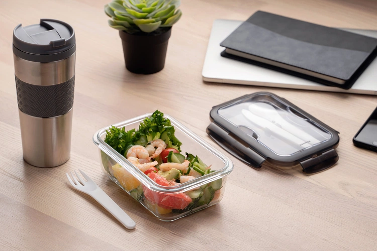 Ланчбокс Hard Work, серый Ланчбокс Hard Work, серый