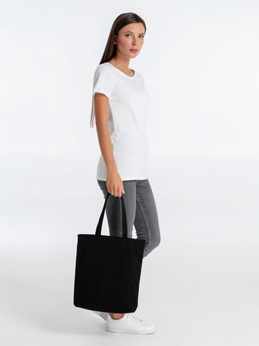 Холщовая сумка Avoska, черная Холщовая сумка Avoska, черная