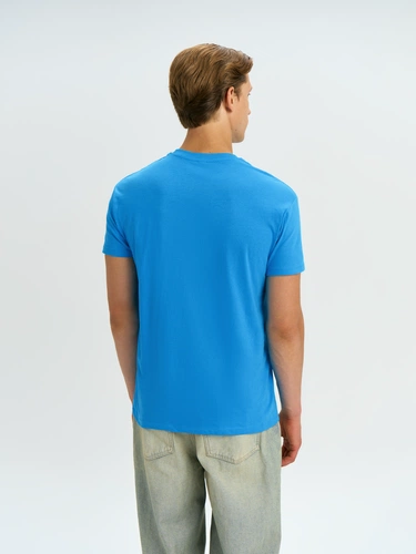 Футболка унисекс Regent 150, ярко-бирюзовая Футболка унисекс Regent 150, ярко-бирюзовая