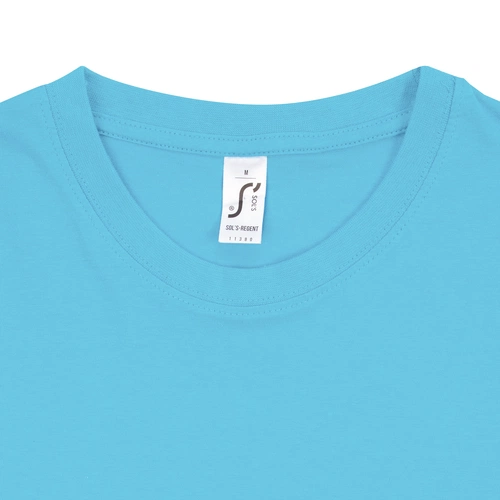 Футболка унисекс Regent 150, бирюзовая Футболка унисекс Regent 150, бирюзовая