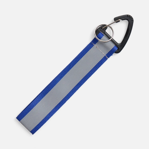 Светоотражающий брелок Flashline, серый с синим Светоотражающий брелок Flashline, серый с синим