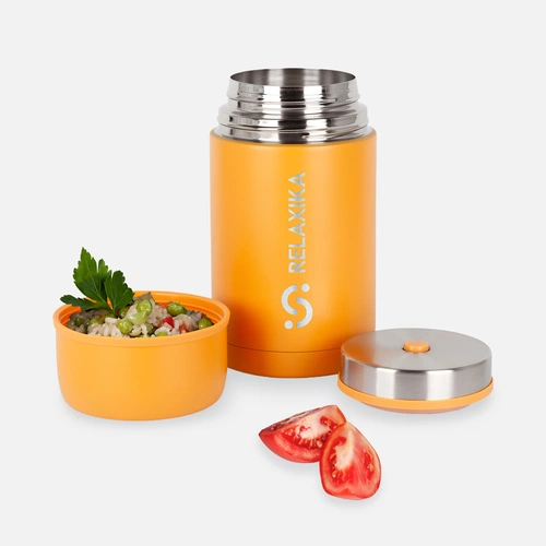 Термос для еды Relaxika 1000, желтый Термос для еды Relaxika 1000, желтый