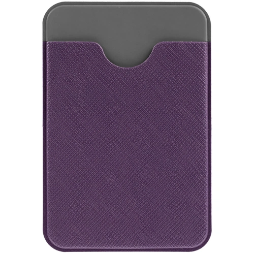 Чехол для карты на телефон Devon, фиолетовый с серым Чехол для карты на телефон Devon, фиолетовый с серым