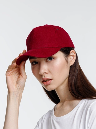Бейсболка Standard, бордовая Бейсболка Standard, бордовая