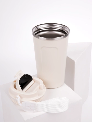 Смарт-стакан с заменяемой батареей tellMug, ver.2, молочно-белый Смарт-стакан с заменяемой батареей tellMug, ver.2, молочно-белый