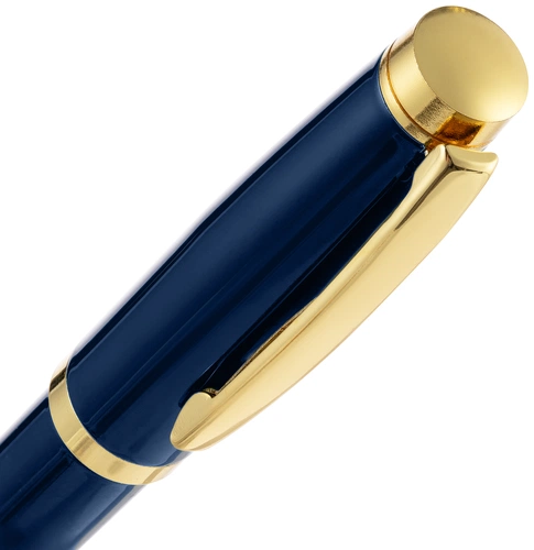 Ручка шариковая Letra Gold, глянцевая, темно-синяя Ручка шариковая Letra Gold, глянцевая, темно-синяя