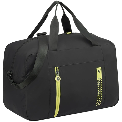 Сумка дорожная Compact Neon, черная с зеленым Сумка дорожная Compact Neon, черная с зеленым