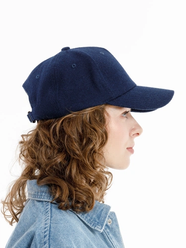 Бейсболка Woolridge, темно-синяя Бейсболка Woolridge, темно-синяя