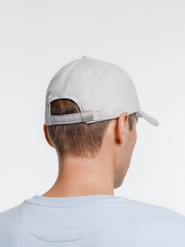 Бейсболка Spiker, серая с белым Бейсболка Spiker, серая с белым