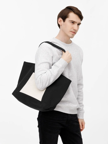 Шопер Shophop, черный с неокрашенным Шопер Shophop, черный с неокрашенным