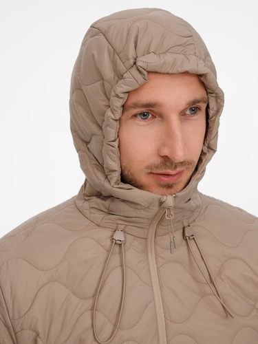 Куртка унисекс Tarnaby, бежевая Куртка унисекс Tarnaby, бежевая