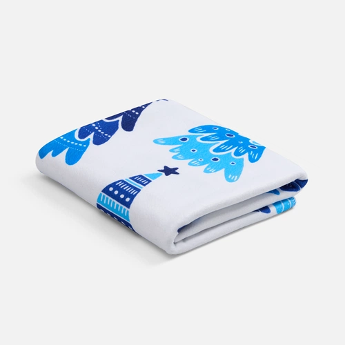 Флисовый плед Imaginario, синий Флисовый плед Imaginario, синий