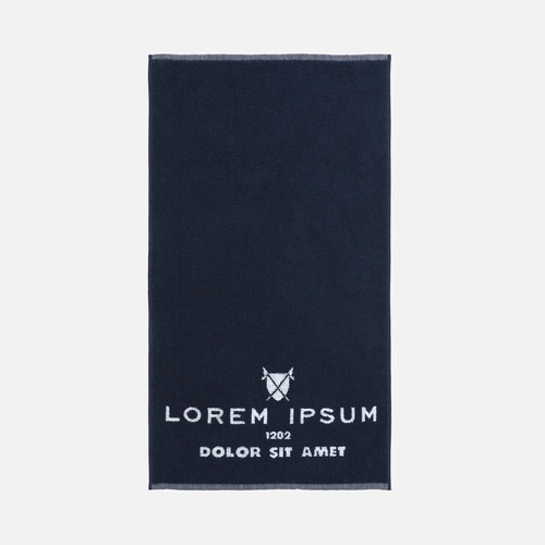 Полотенце на заказ Surpass с пестротканым логотипом, большое Полотенце на заказ Surpass с пестротканым логотипом, большое