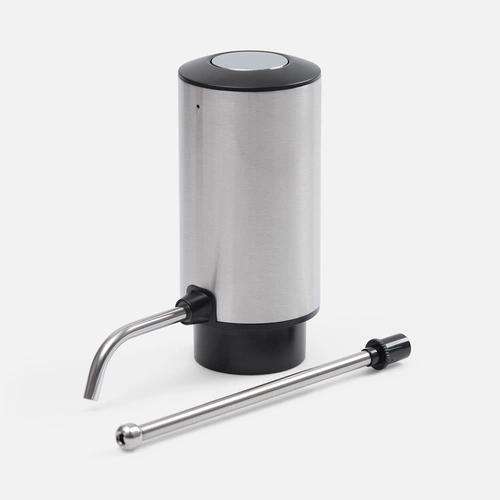 Электрический аэратор-дозатор для вина Tuoretta, серебристый Электрический аэратор-дозатор для вина Tuoretta, серебристый